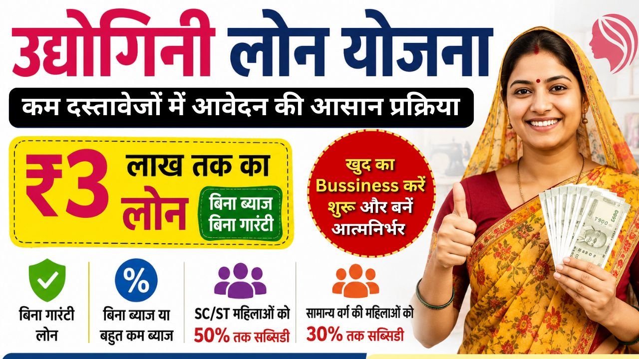 Udyogini Loan Yojana: बिना गारंटी और बिना ब्याज महिलाएं ले सकेंगी 3 लाख तक का लोन, जानिए कैसे?